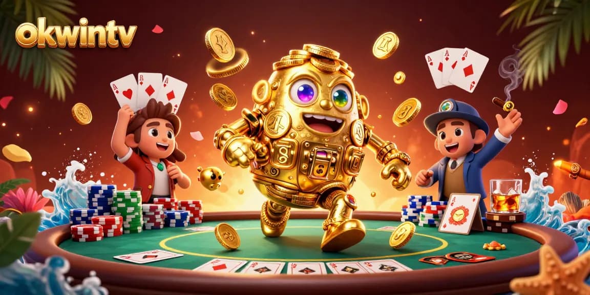 Experience thrilling live action on okwintv with golden golems and vibrant casino chips, all in HD.