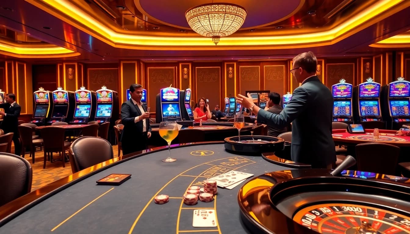 Experience the thrilling atmosphere of gambling at https://xx88.contractors/ with vibrant casino tables and happy players.