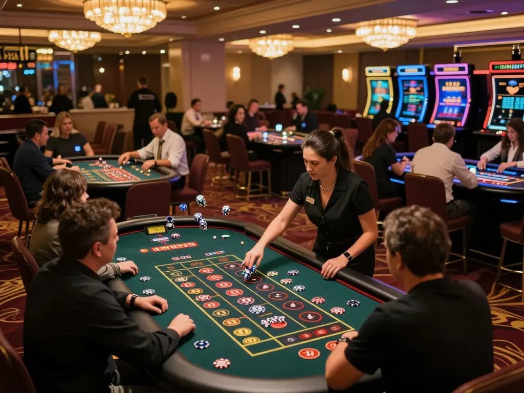 Experience the thrill of gg88com with players engaged at lively roulette tables in a premium casino.