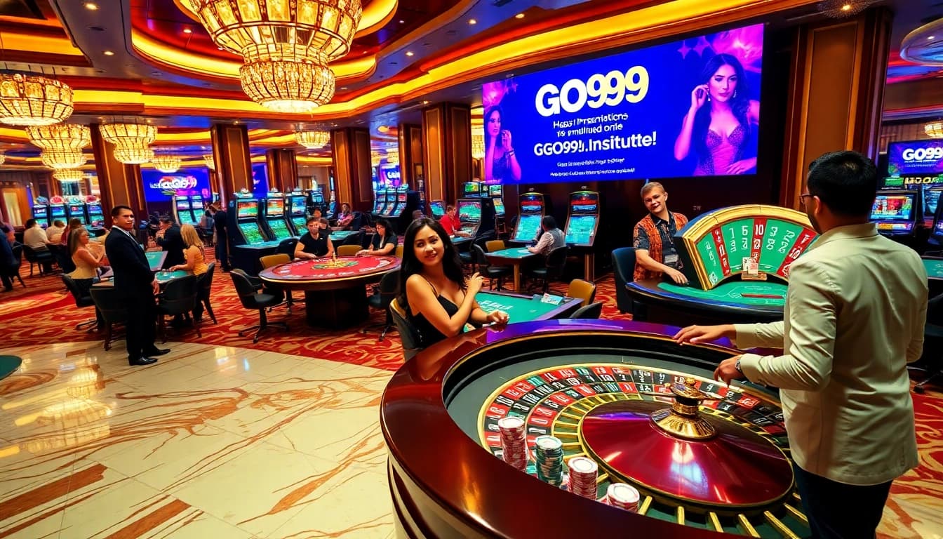 Experience thrilling casino action at https://go99.institute/ with vibrant poker tables and slots.