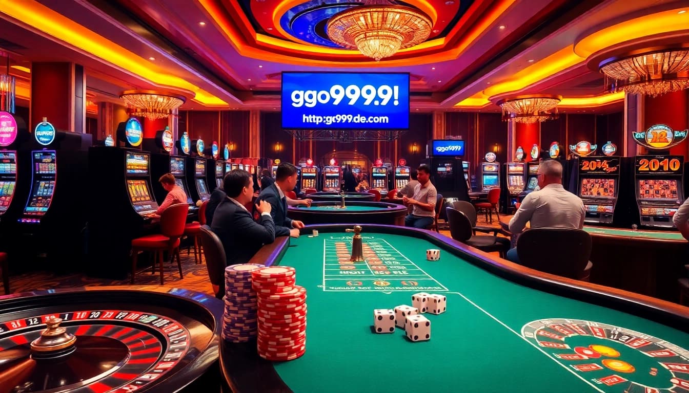 Experience thrilling gameplay at GO99 with vibrant casino games and professional atmosphere.