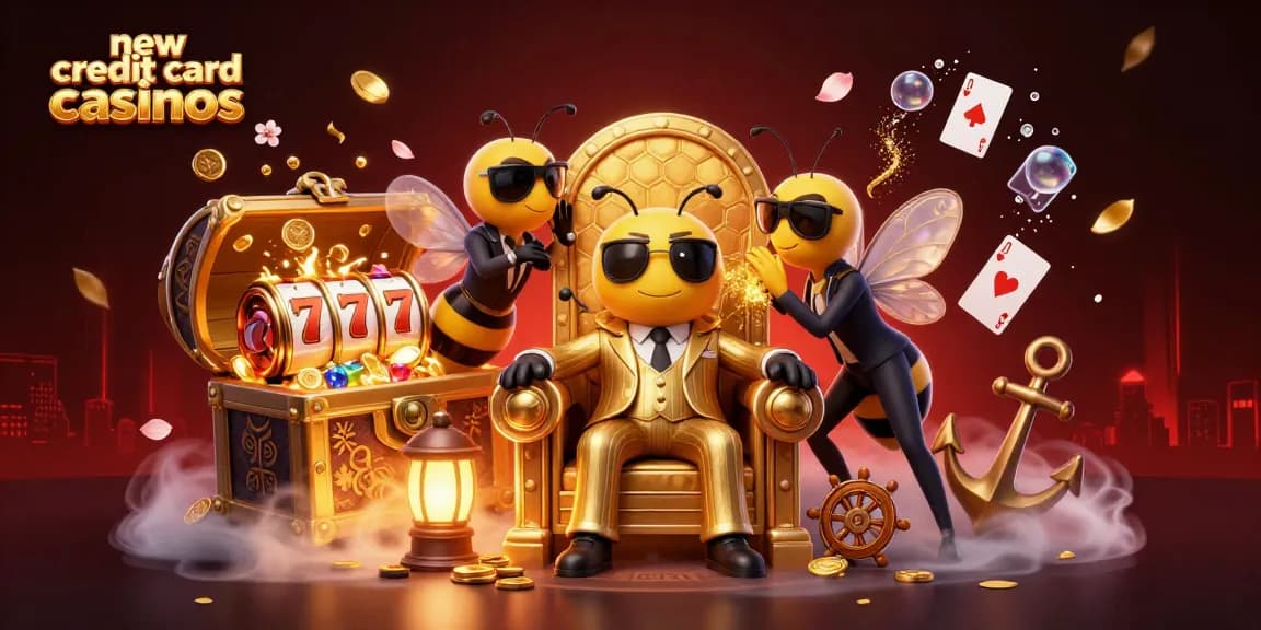 Experience engaging gameplay at new credit card casinos with exciting slot reels and dynamic characters.