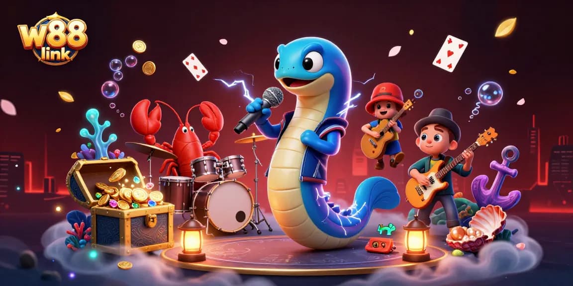 Catch the excitement with the w88 link featuring vibrant underwater casino themes and dynamic characters.