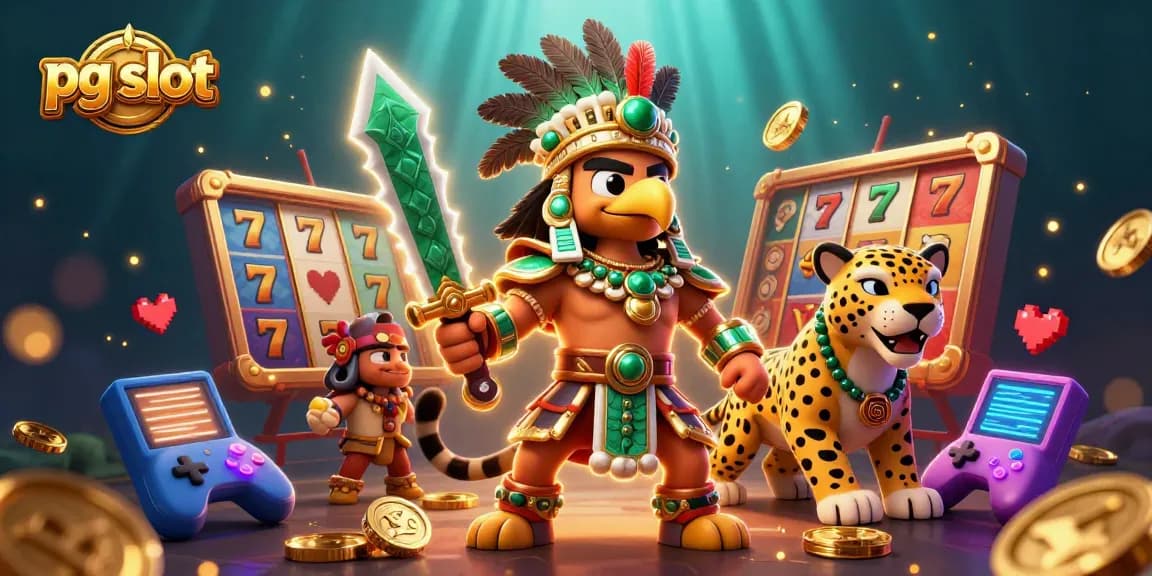 Spin the reels in vivid 3D action with pg slot featuring symbolic Aztec warriors for big wins!