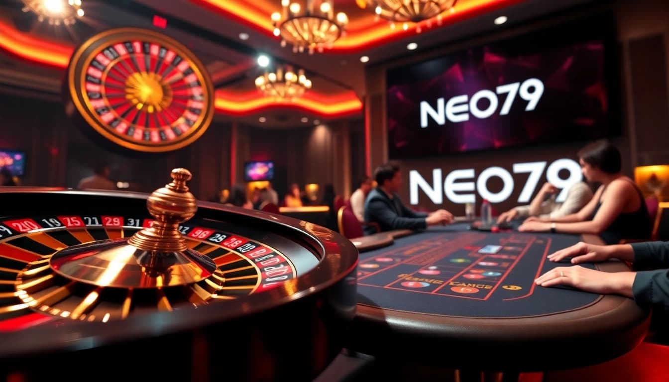 Experience the thrill of professional gambling at NEO79’s luxurious casino.