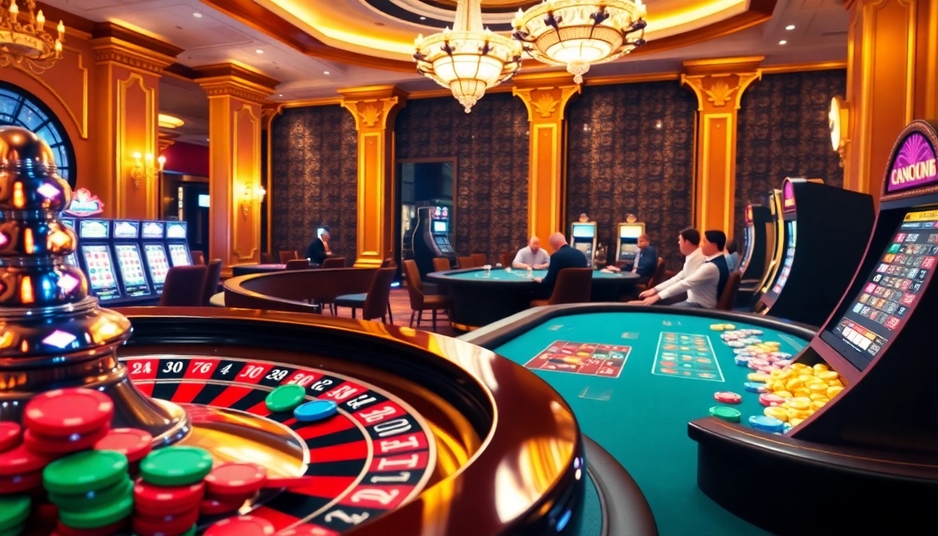 Players enjoying Ketquaxoso excitement at a luxurious casino table.