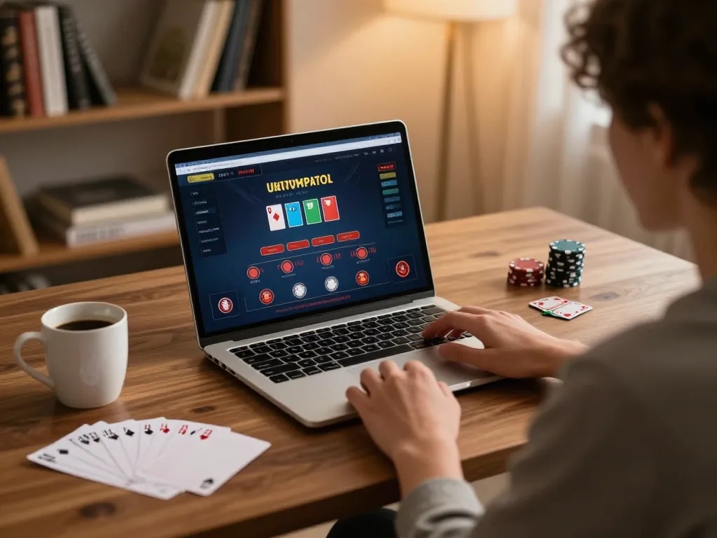 Experience lc88 trang chu through strategic online blackjack gameplay at a cozy home setting.