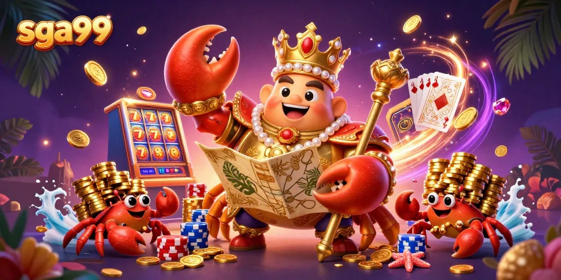 Spin with sga99's golden crab emperor and reap rewards in a vibrant casino adventure.
