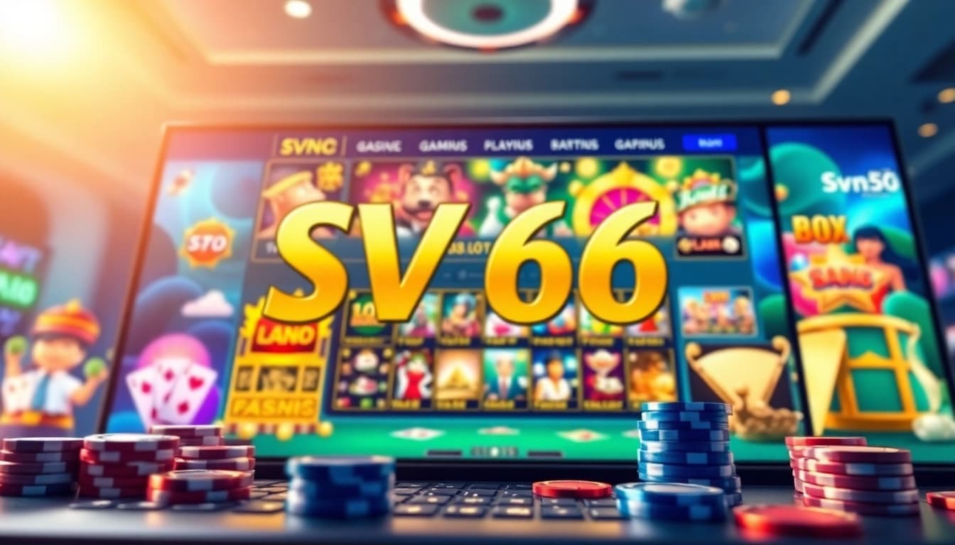 SV66 online gaming platform showcasing dynamic casino and sports betting options