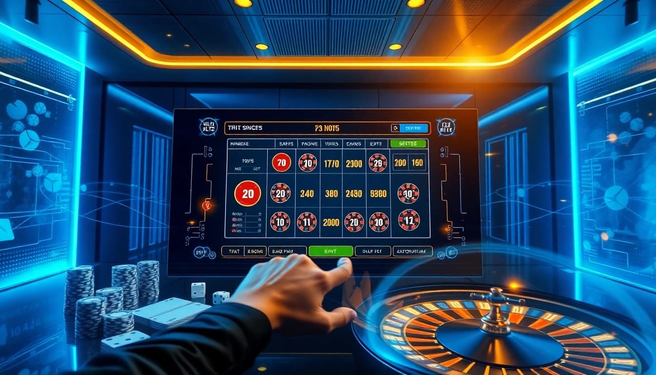 Lô đề trực tuyến interface displaying fast lottery draws and betting slips on a sleek digital casino platform