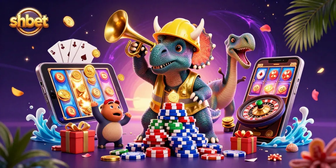 Engage in thrilling gameplay with shbet, where vibrant casino action unfolds with characters and animated game elements.