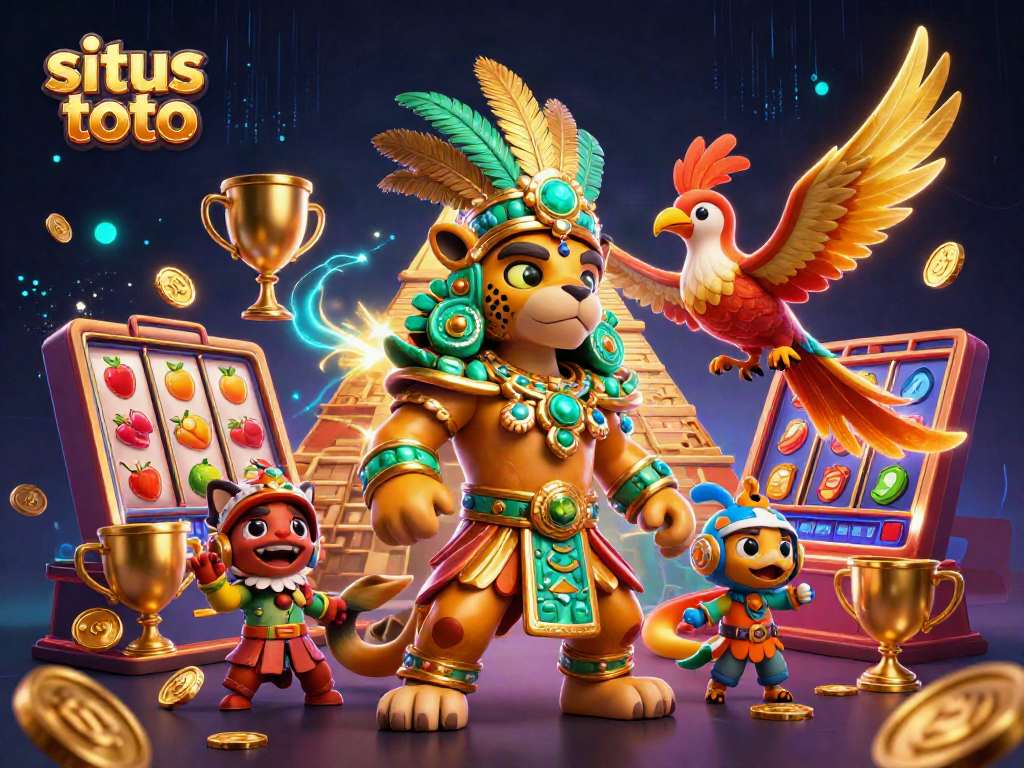 Gapai jackpot dengan situs toto dalam ilustrasi kasino 3D yang menakjubkan.
