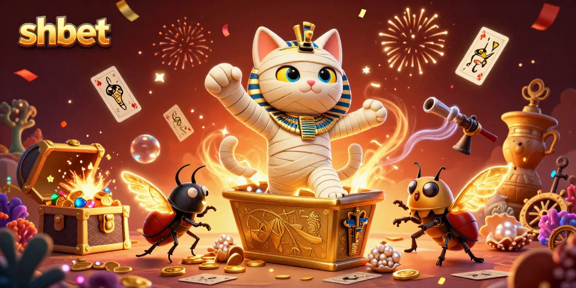 Experience thrilling gameplay with shbet's unique visual showcase in this vibrant casino illustration.