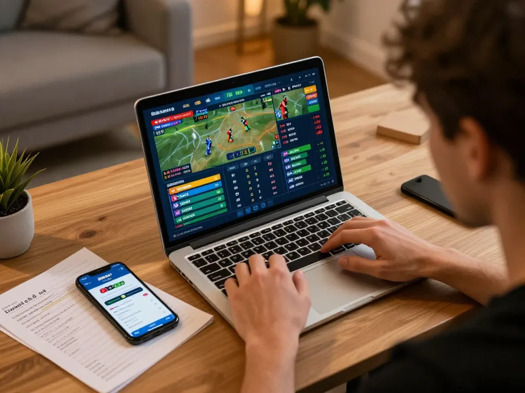 Experience the thrill of live betting with 8xbet as players engage with real-time stats and strategies.