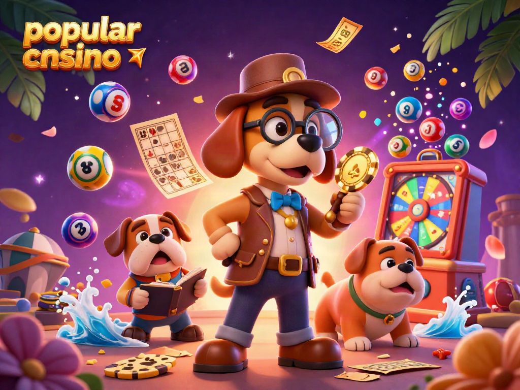Experience the thrill of a popular online casino with vibrant games and dynamic betting elements featured in this illustration.